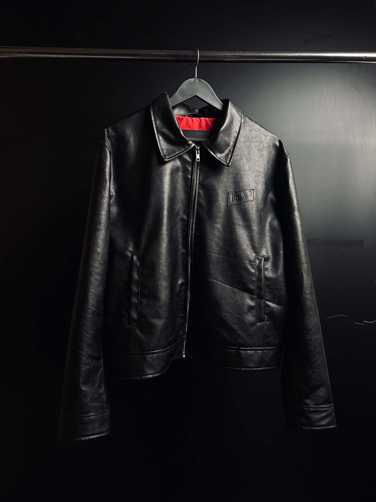 boxy fit leather jacket boxy fit leather jacket
