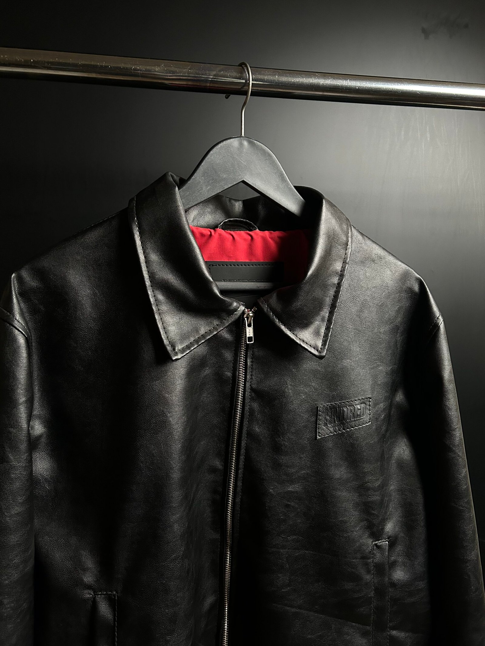 boxy fit leather jacket boxy fit leather jacket