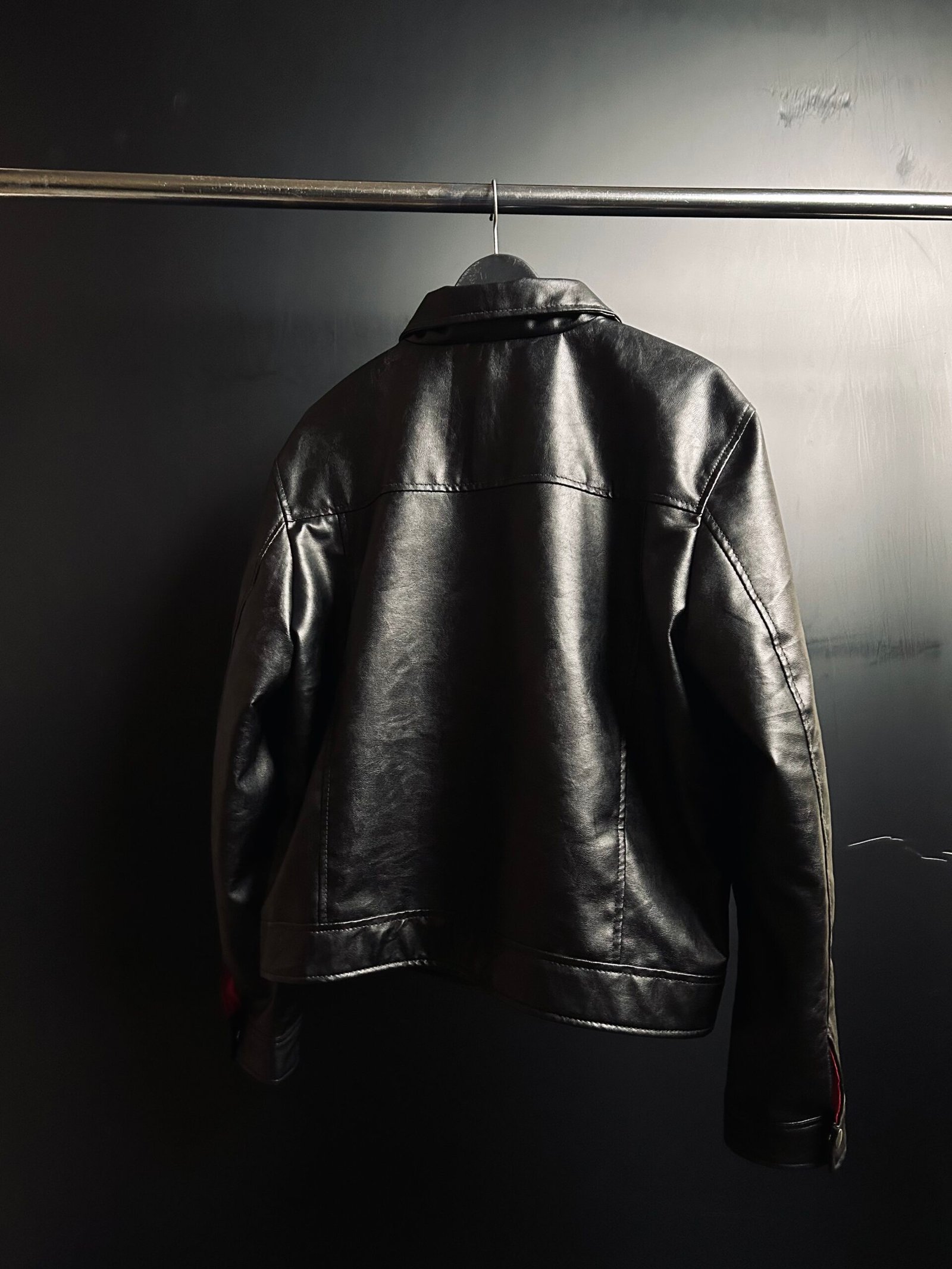 boxy fit leather jacket boxy fit leather jacket